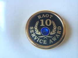 RAOT Responsible Animal Owners of Tennessee 10 Years Service metal lapel pin - £11.45 GBP