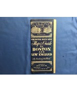 1932 Royal Blue Bus Line Map &amp; Guide to Boston and New England - $27.12 CAD