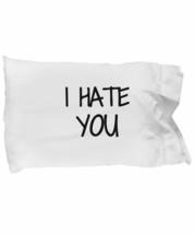 I Hate You Pillowcase Funny Gift Idea for Bed Body Pillow Cover Case Set Standar - £17.38 GBP