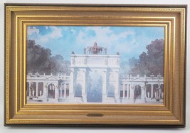 Emmanuel Brune Arc de Triomphe Print on Canvas Fine Art Ornate Framed - £372.83 GBP