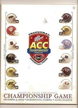 2005 ACC Football Championship Program Florida State Virgina Tech - £64.22 GBP
