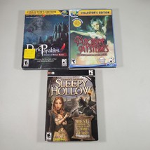 PC Video Game Lot Sleepy Hollow Mystery, Dark Parables Curse, Macabre Mysteries - £11.79 GBP