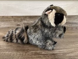Raccoon Finger Puppet Folkmanis Puppets 4" Mini Plush Stuffed  Animal Realistic - £6.17 GBP