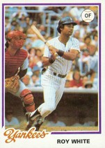 1978 Topps Burger King Yankees Roy White  19 Yankees - £0.79 GBP