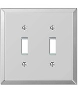Amerelle 66TT 2 Toggle Acrylic Mirror Finish Wallplate - $32.62 CAD