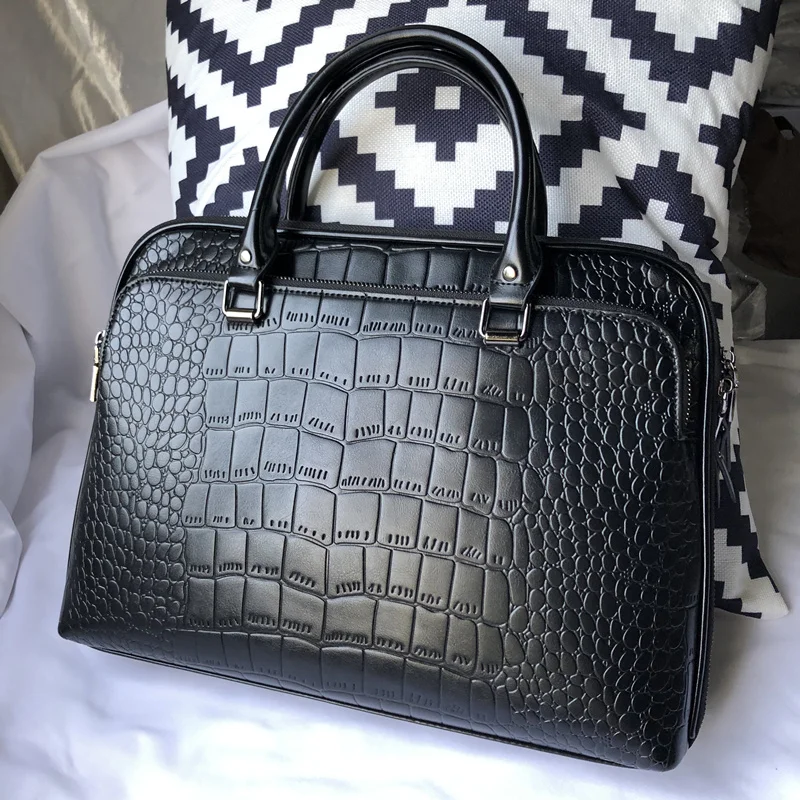   Women&#39;s Bag Leather Briefcase For 14-inch Laptops Women  Business Shoulder Bag - £37.80 GBP