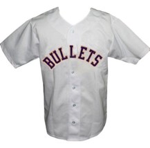 San Antonio Bullets Retro Baseball Jersey 1965 Button Down White Any Size - £31.96 GBP