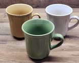 Stoneware Pottery Coffee Cups - The Todd English Collection - Set Of 3 M... - £23.48 GBP