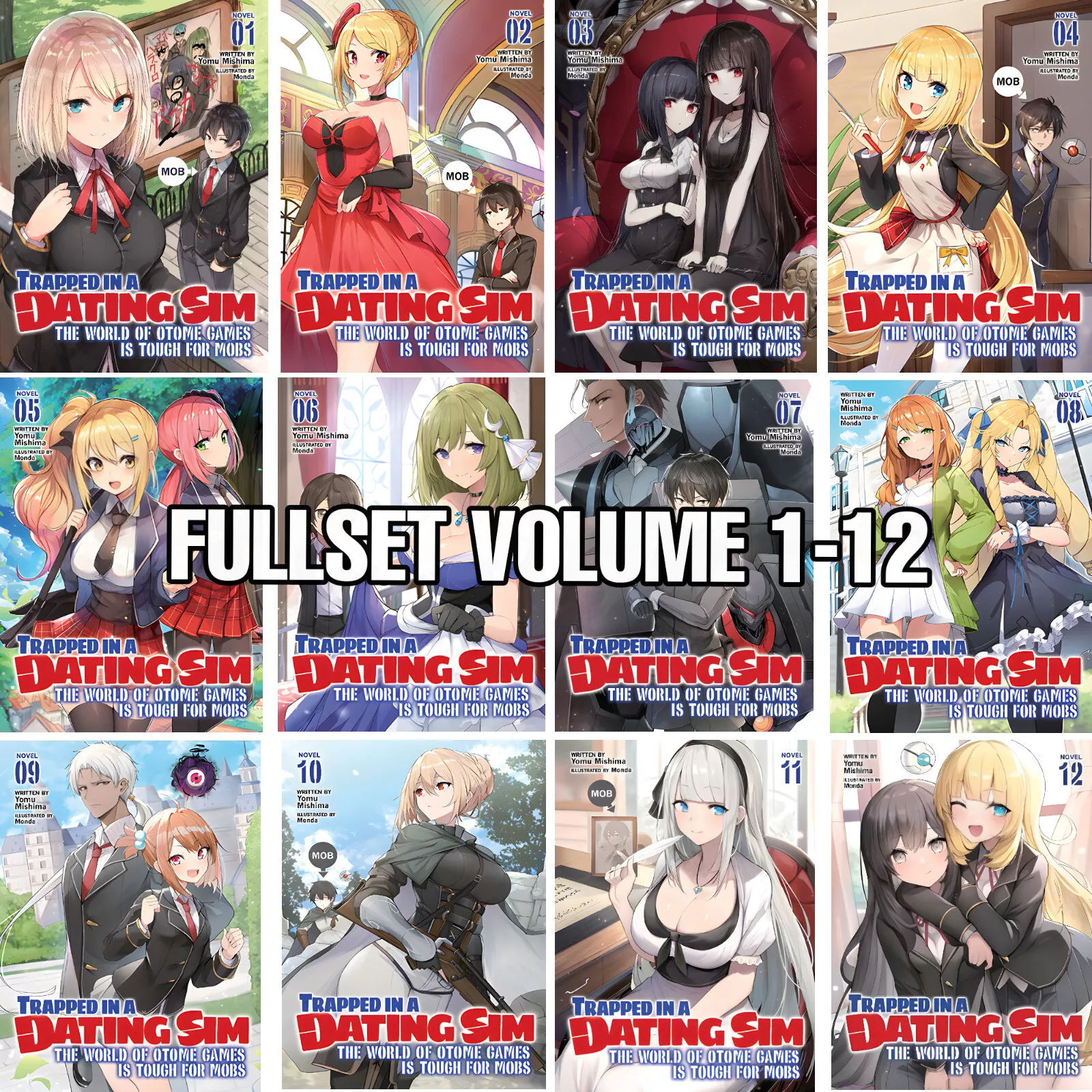New Dating Sim The World of Otome Games is Tough For Mobs Light Novel Vo... - €180,10 EUR