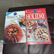 Two Pillsbury Cookbooks Holiday &amp; Bake Off - £4.74 GBP