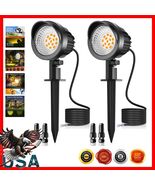 Adjustable 7W  Garden Lights - 800LM Low Voltage Outdoor Spotlights, 2-Pack - $701.41 MXN