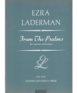 Ezra Laderman - From the Psalms for Soprano and Piano - £11.20 GBP