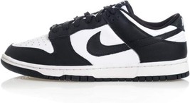 Nike Mens Dunk Low Retro Basketball Sneakers, 11, White/White/Black - $150.72