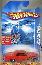 2008 Hot Wheels #70 All Stars 1965 PONTIAC GTO Orange Variation w/Chrome 5 Spoke - £6.17 GBP