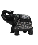 20&quot; Decorative Marble Elephant Paua Shell Floral Pietra Dura Inlay Gifts... - £4,840.08 GBP