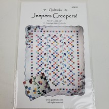 Jeepers Creepers Quilt Quiltricks 76.5x102.5 Inch Pattern Instructions - £8.48 GBP