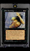 1995 MtG Magic The Gathering Ice Age Dark Banishing Black Vintage Magic Card - £0.92 GBP