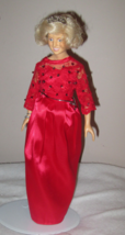 '96 Danbury Mint Princess Diana 14" Doll Royal Wardrobe Collection Regal RED-NIB - £73.90 GBP