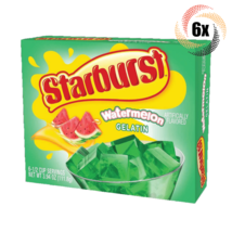 6x Packs Starburst Watermelon Flavor Gelatin | 3.94oz | Fat Free | Fast Shipping - £18.43 GBP