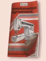 Sears, Roebuck Small Vintage 1979 Fold Out Maintenance Agreement - $6.80