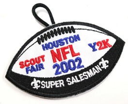 Vintage 2002 Houston NFL Scout Fair Y2K Super Salesman Boy Scouts BSA Camp Patch - £9.19 GBP