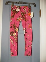 1st Kiss Floral/Polka Dot Print Multicolor Leggings Size 4/5 Girl&#39;s NEW - $13.14