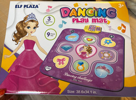 Princess Dance Mat Toy Ages 3+ With 5 Game Modes Including 8 Challenge Levels - £35.71 GBP