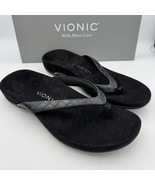 Vionic Women&#39;s Dillon Sandals Black Emb Crocodile Size: 9 M - $40.00