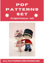 40 Amigurumi Patterns Crochet Set - Dolls - £2.31 GBP