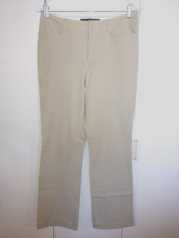 Gap Ladies Beige Khaki Boot Cut Stretch PANTS-6L-COTTON/LYCRA-BARELY Worn - £10.26 GBP