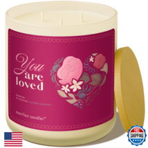 Valentines Day Candle Gifts for Women, XLARGE 14.5oz 3 Wick, Unique Vale... - $43.18