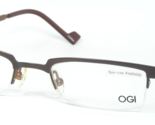 OGI Modell 2225 686 Brown Brille Metall Rahmen 46-20-135mm Korea - $56.42