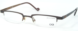 OGI Modell 2225 686 Brown Brille Metall Rahmen 46-20-135mm Korea - $56.42