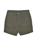 Vintage Wrangler Shorts Mens 32 Olive Green 80s Scout Denim Canvas Made ... - £21.95 GBP