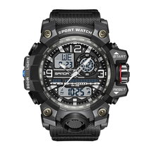 Men&#39;s Watch Waterproof Digital Wristwatch Shock Resistant Sport Quartz W... - $33.99