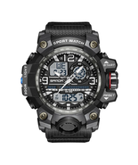 Men&#39;s Watch Waterproof Digital Wristwatch Shock Resistant Sport Quartz W... - £26.57 GBP