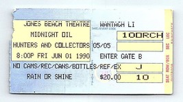 Mitternacht Öl Konzert Ticket Stumpf Juni 1 1990 New York Stadt - $39.59