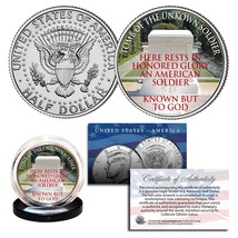 Tomb Of The Unknown Soldier Arlington National Cemetery Jfk Us Coin With Coa - £7.54 GBP