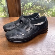 SAS Roamer Shoe Womens 10 Mary Jane Tripad Comfort Shoe Black Leather Sn... - $23.93