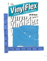 Isuzu P&#39;UP Truck 1986-89 Vinyl Flex Tailgate Letters Decals Blue Gray Bl... - $18.99