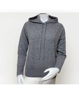 Hudson North Hoodie 100% Cashmere Sweater Gray Womens S Casual Soft Norm... - $53.90 CAD