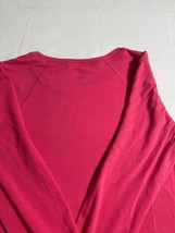 BCG Women’s Pink Cotton Blend Long Sleeves Pullover Shirt Top Size Medium image 7