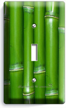 Green Lucky Bamboo Single Lightswitch Wall Plate Room Home Feng Shui House Decor - £7.34 GBP