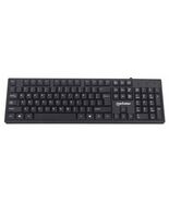 MANHATTAN KEYBOARD UK USB WIRED BLACK-STANDARD QWERTY FULL SIZE - $33.01
