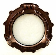 Antique Brown Finish 15&quot; inches Canal Boat Porthole-Window Ship Round Wall  - £70.80 GBP