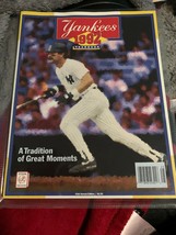 Original 1992 Official New York Yankees Team Yearbook Don Mattingly Cover 057 - £1.57 GBP