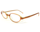 Vintage La Eyeworks Gafas Monturas DIZ 705 Claro Verde Naranja Ovalado 4... - $65.08