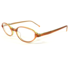 Vintage La Eyeworks Gafas Monturas DIZ 705 Claro Verde Naranja Ovalado 4... - £51.57 GBP