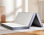 The 4-Inch Sweetnight Tri Folding Mattress Is A Foldable, Washable Cover... - £117.03 GBP