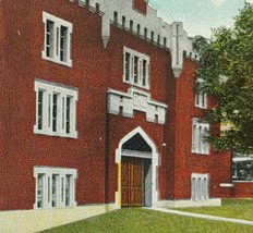1914 O.N.G. Armory Building Napoleon Ohio National Guard Red Postcard  - £15.56 GBP